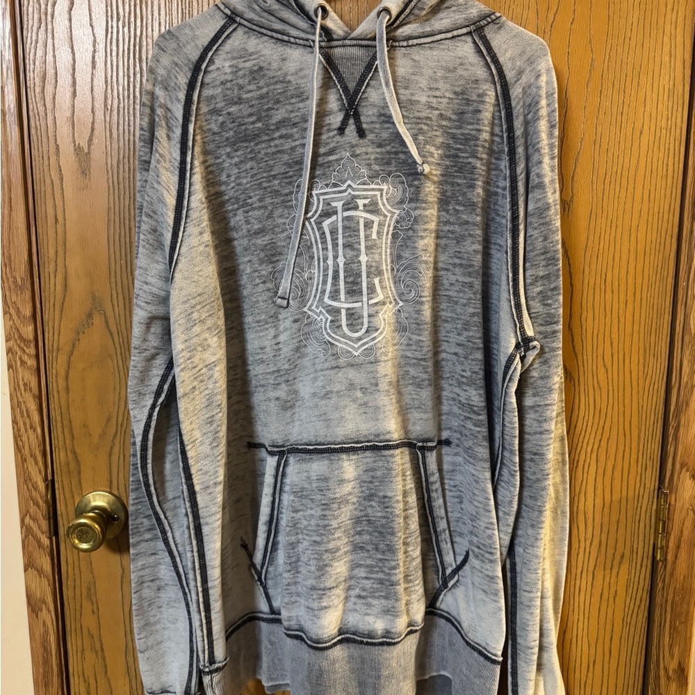 Carrie Underwood Distressed Gray Hoodie (XL)